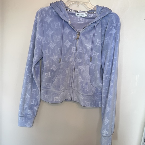 Juicy Couture Lavender UO Exclusive Velour Printed Jacket - Picture 2 of 4